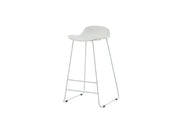 Venture Home Wave Bar stol 2-pack - White Legs - White Plastic