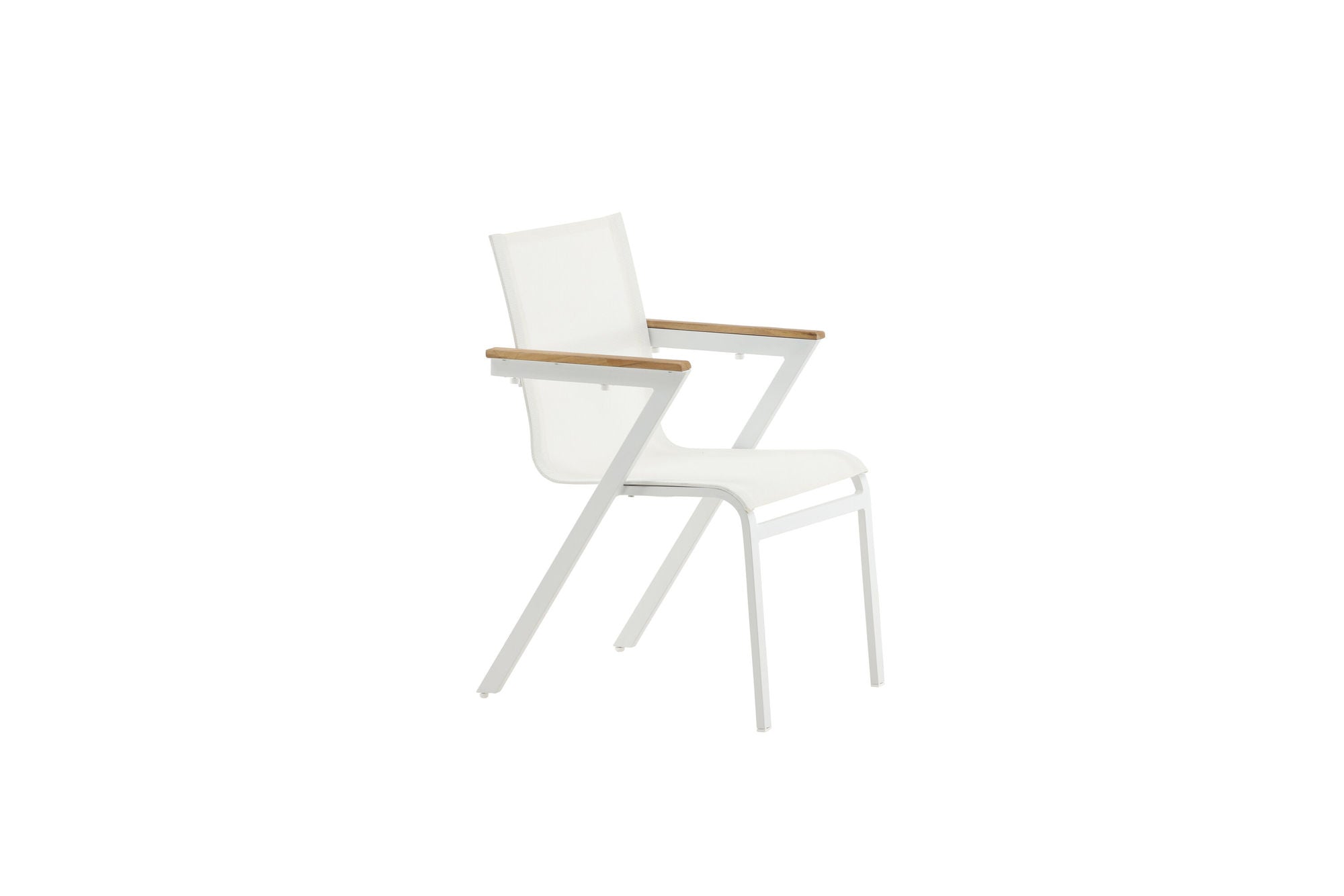 Venture Home Mexico stol 2-pack - White/Teak