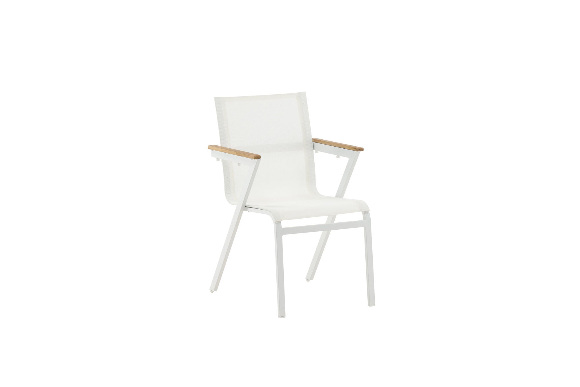 Venture Home Mexico stol 2-pack - White/Teak