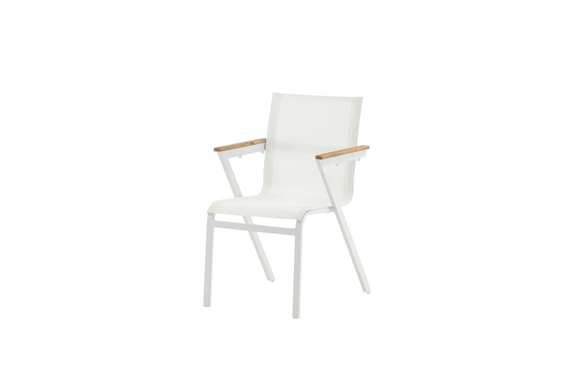 Venture Home Mexico stol 2-pack - White/Teak