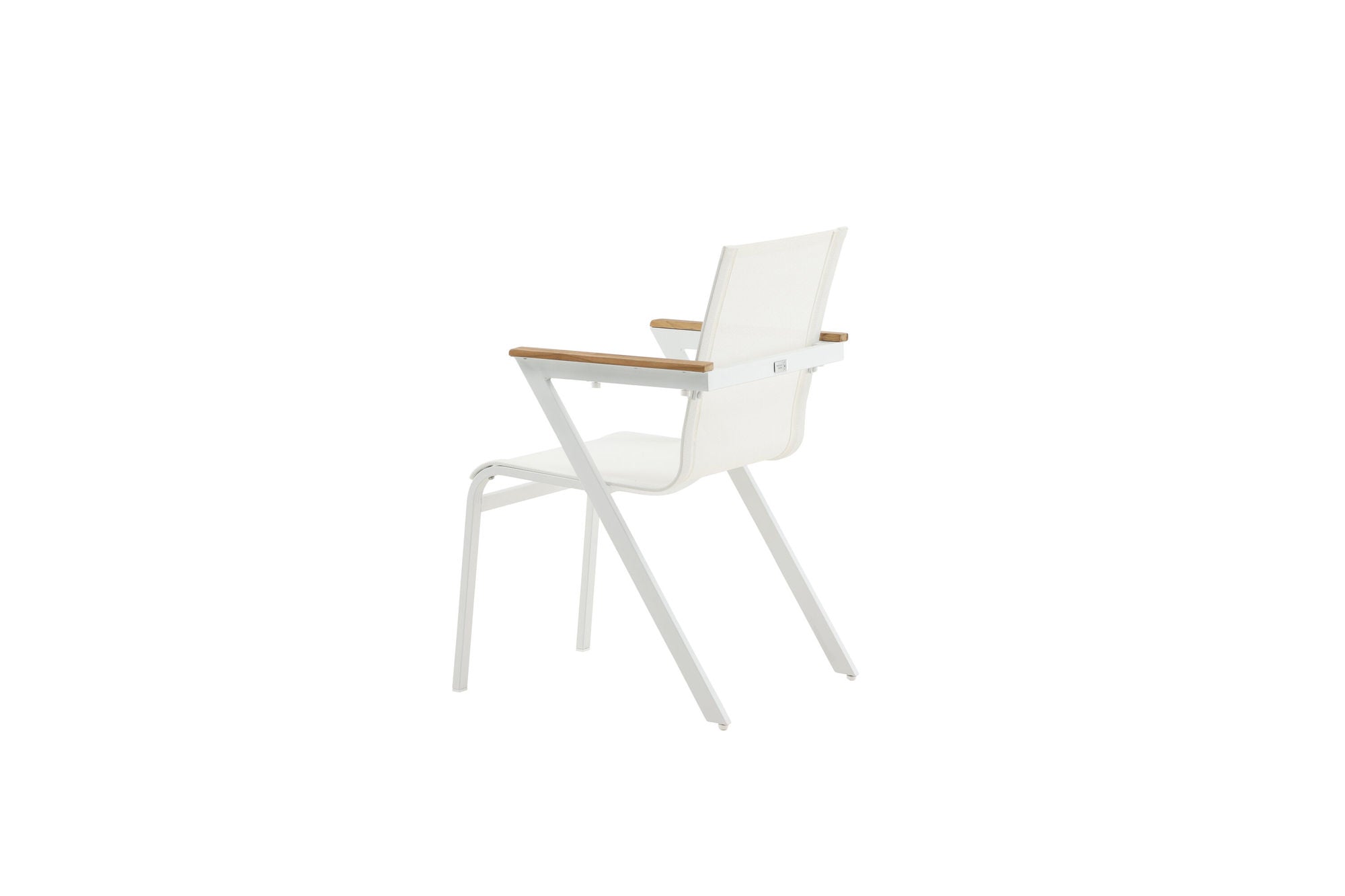 Venture Home Mexico stol 2-pack - White/Teak