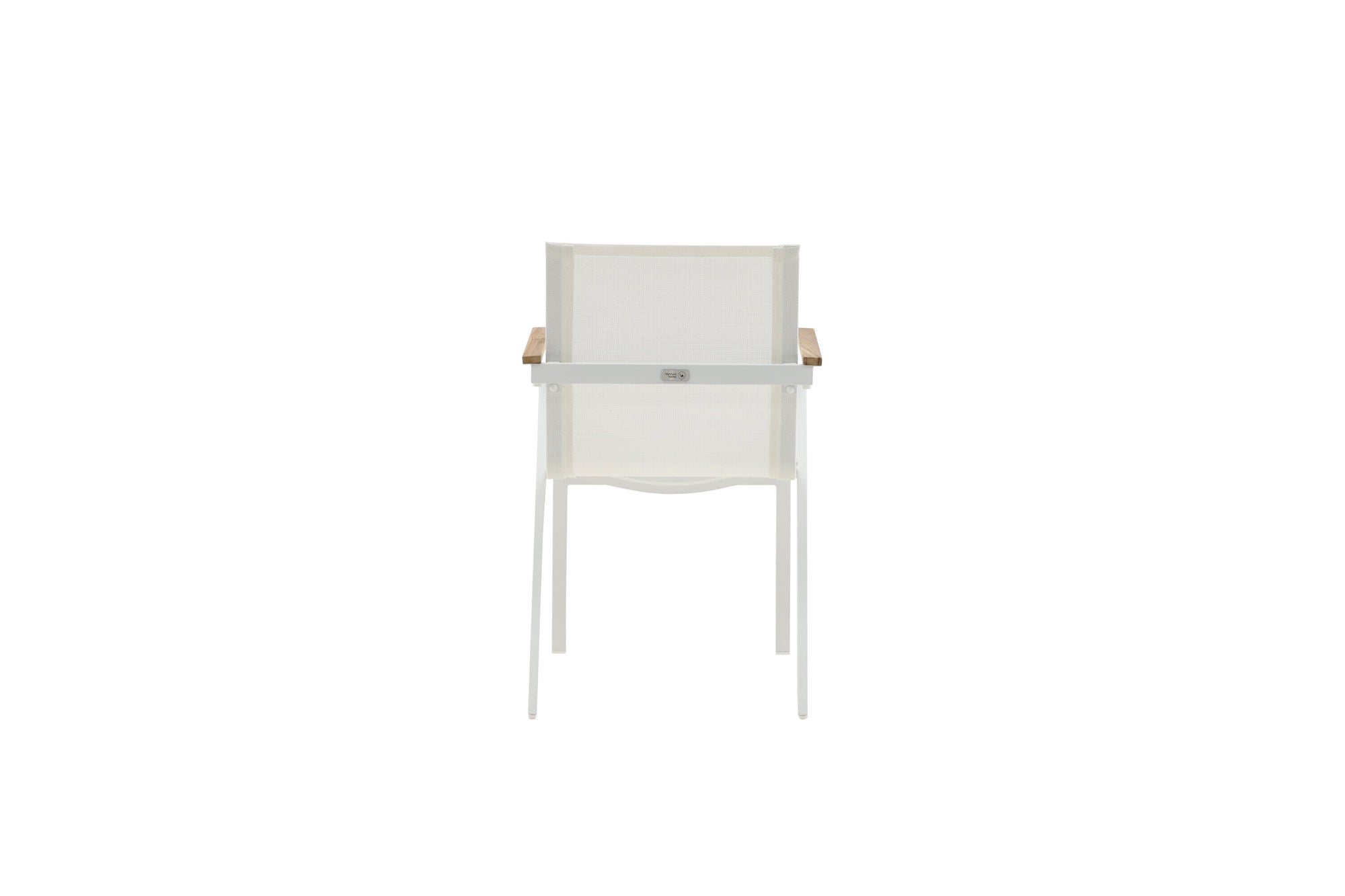 Venture Home Mexico stol 2-pack - White/Teak