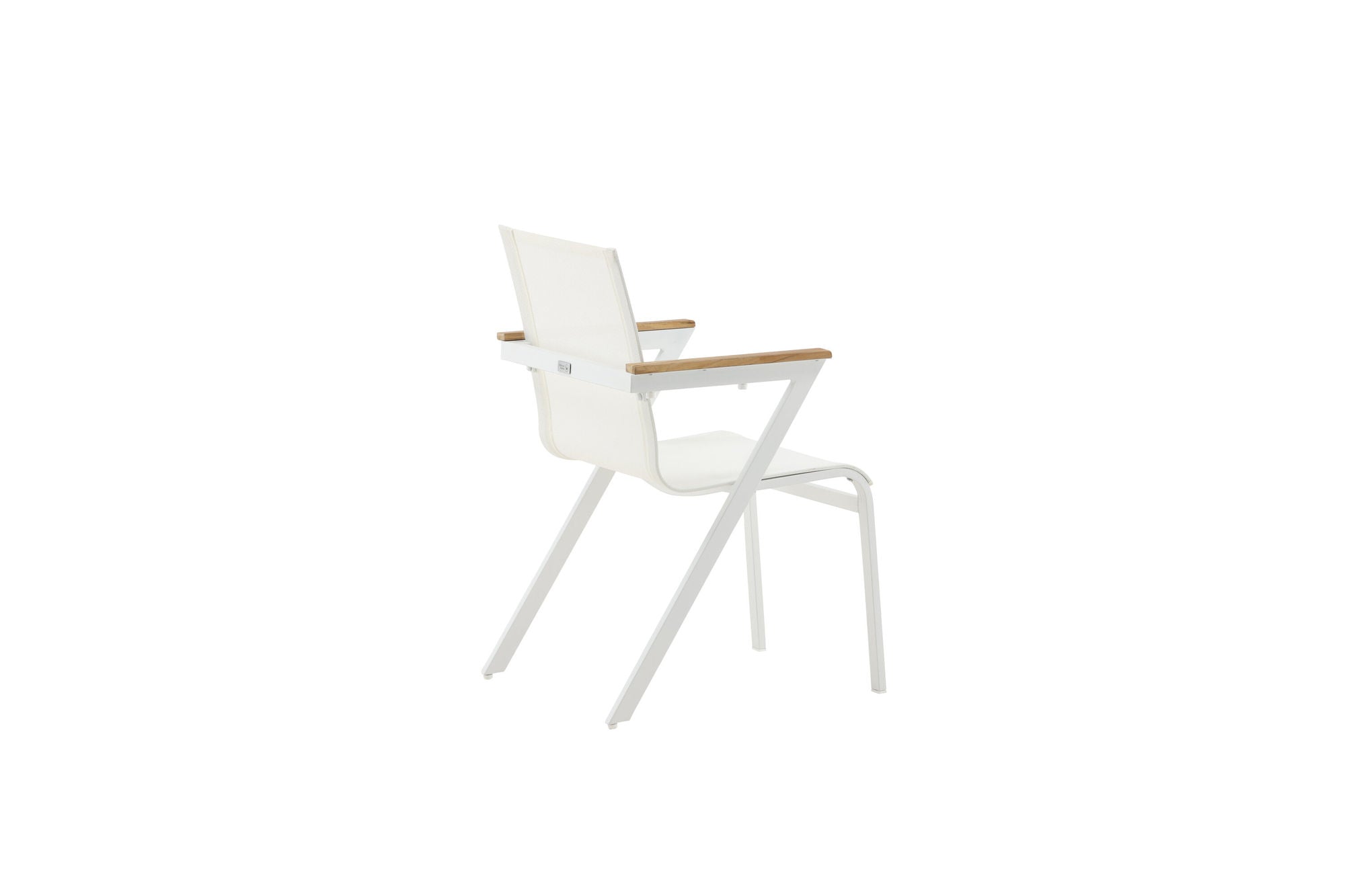 Venture Home Mexico stol 2-pack - White/Teak