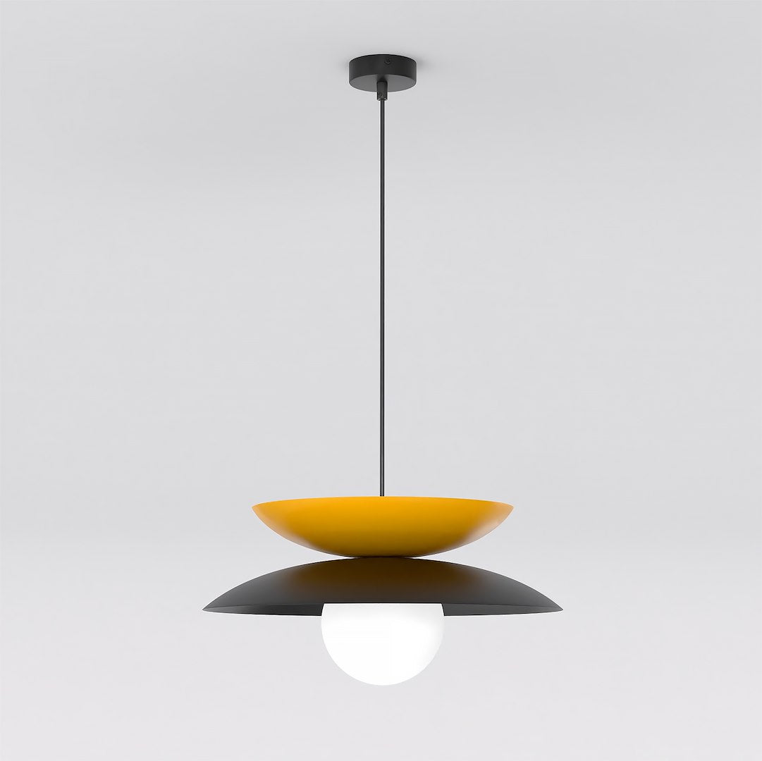 NAGOYA 1 SORT/ORANGE Loftlampe