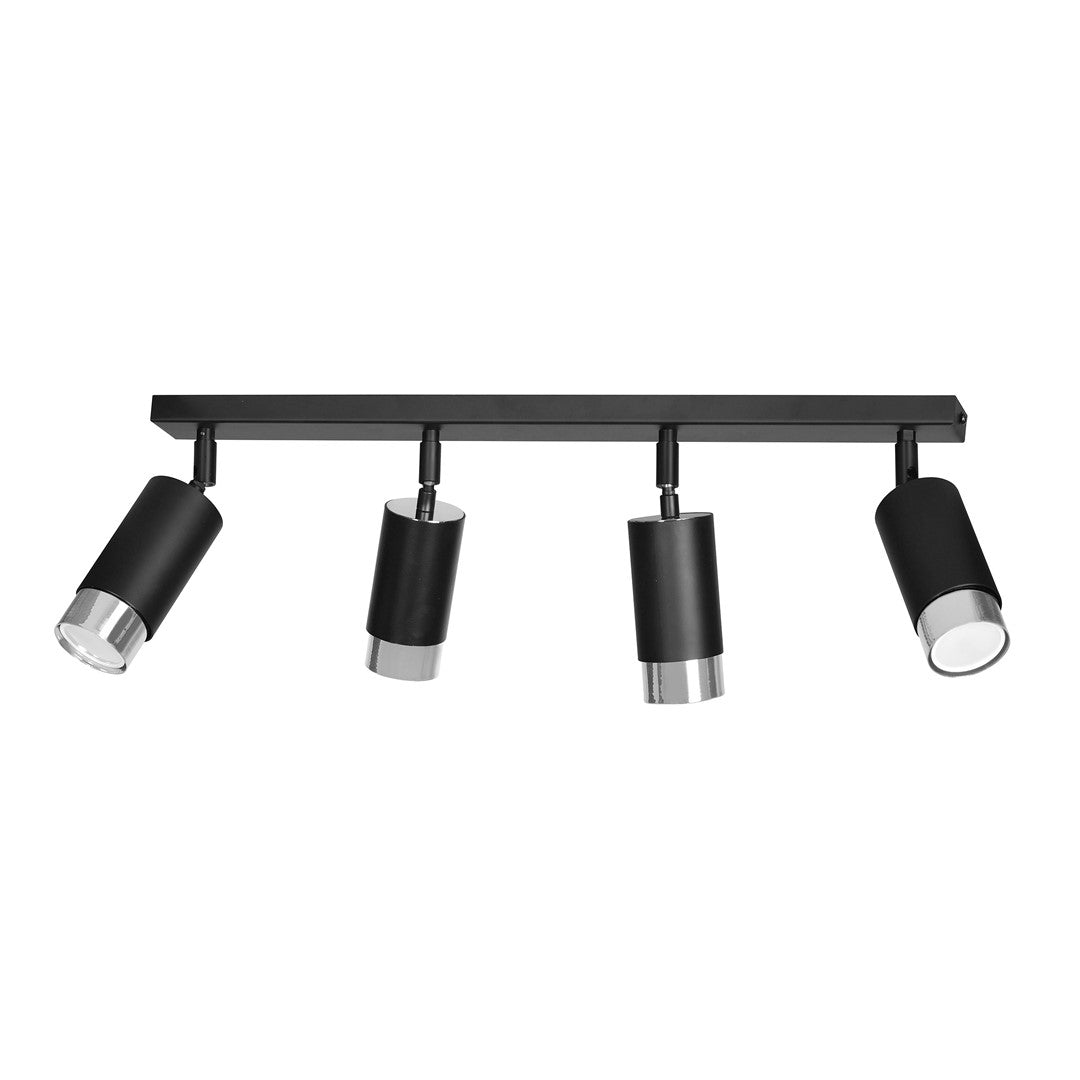 HIRO 4 BLÅ/KROM Loftlampe