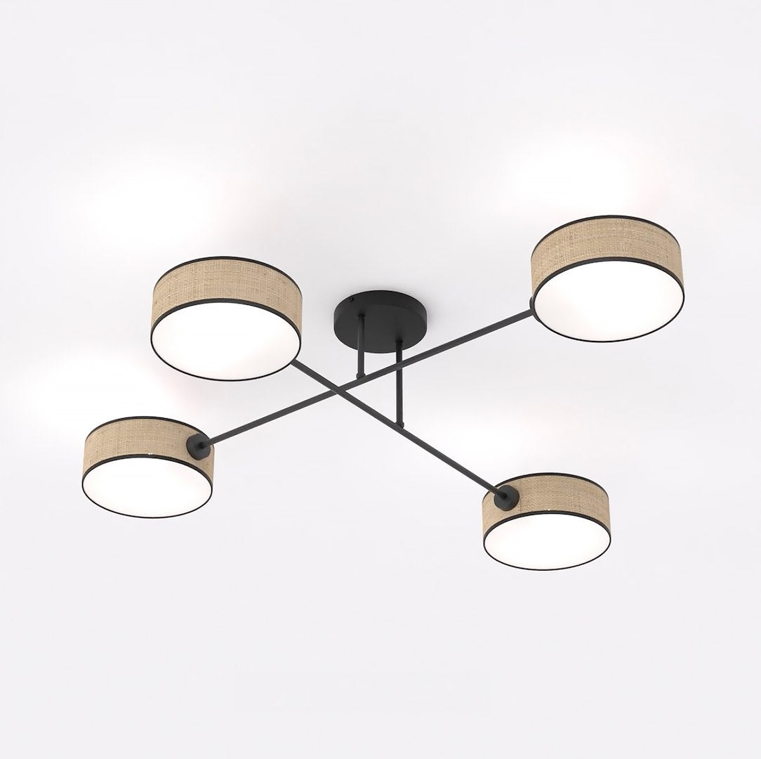 MAGA 4 RATTAN Loftlampe