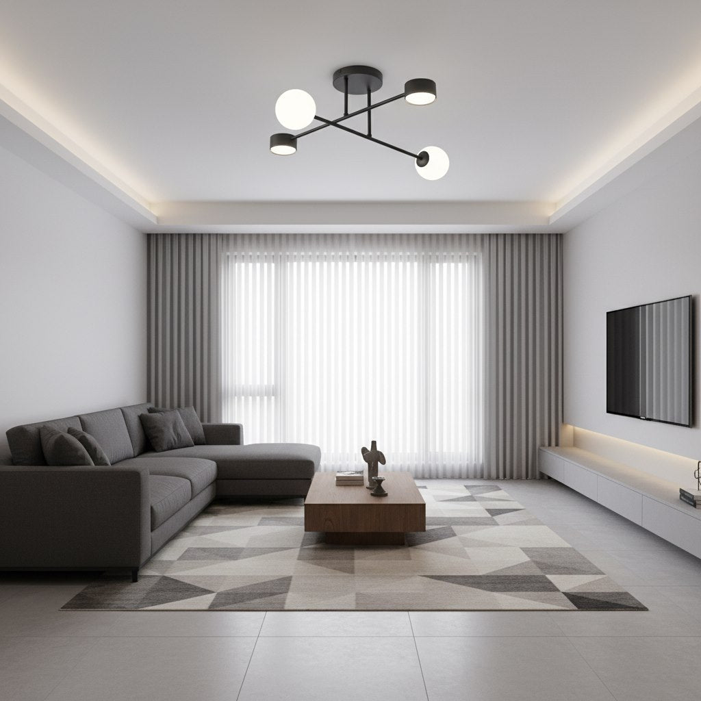 HOLON 4 SORT Loftlampe