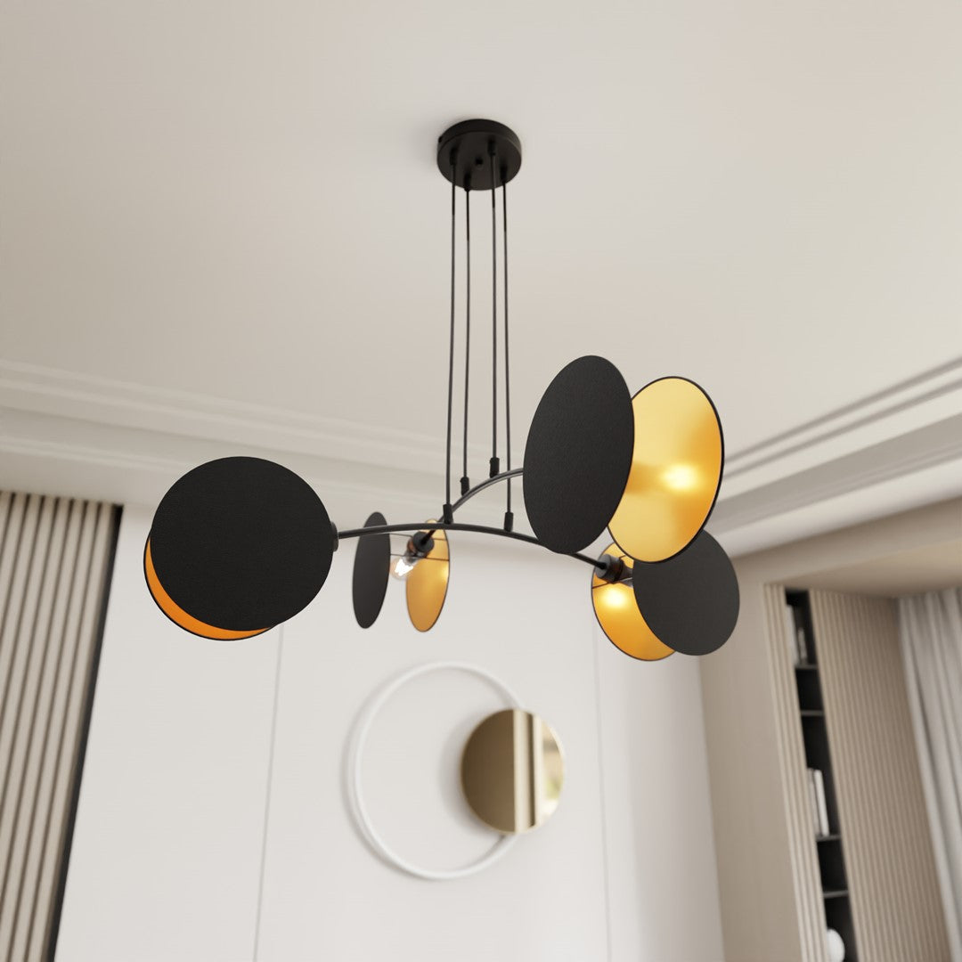 MOTIF 4 SORT/GULD