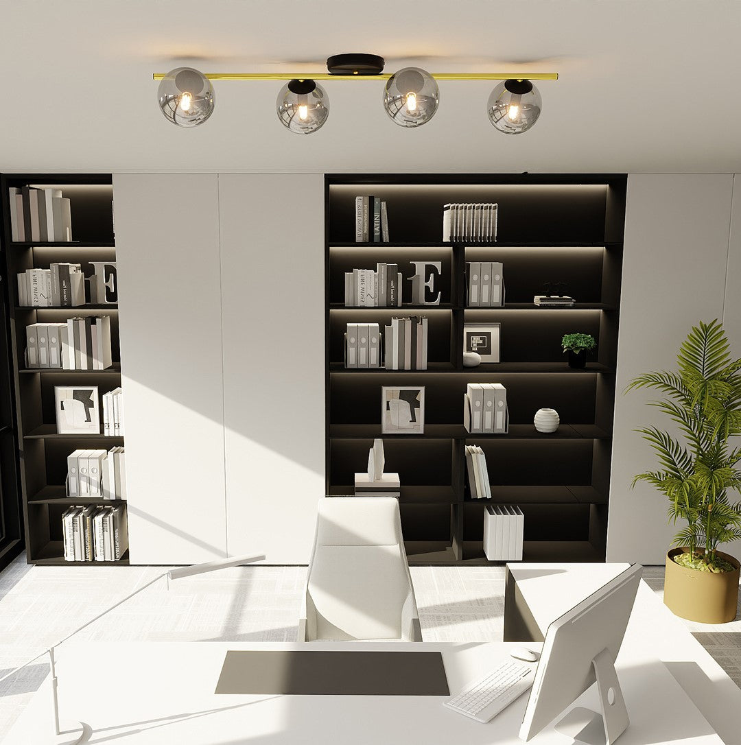 SPLENDI 4 BLÅ GRAFIT Loftlampe