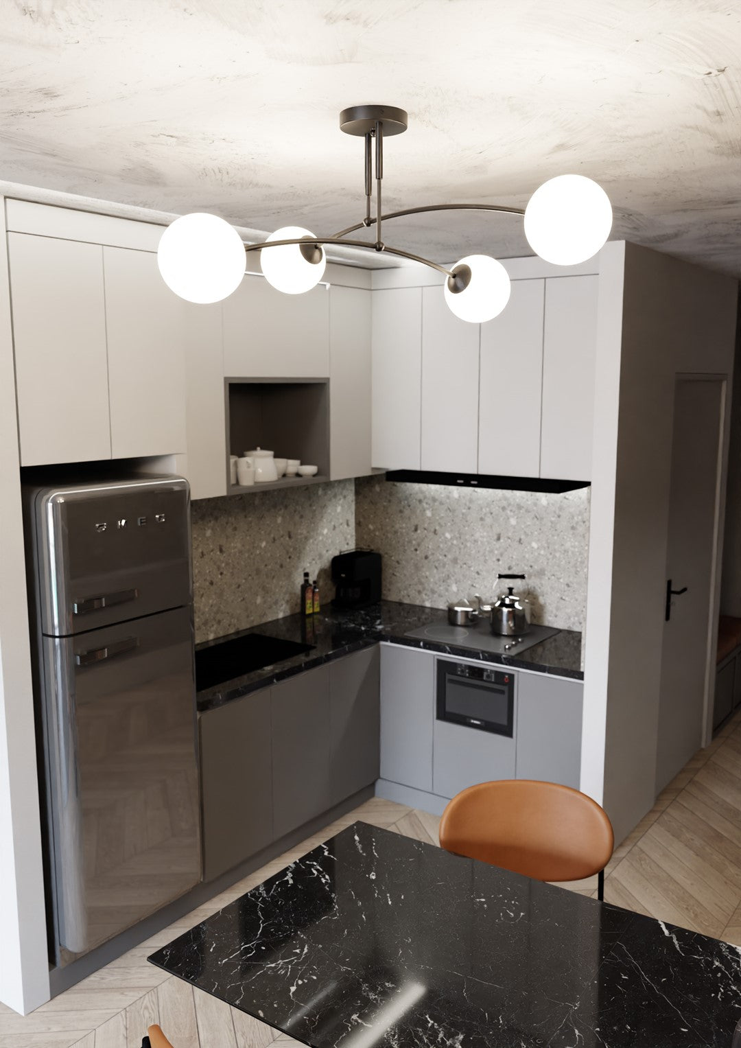 SØM 4 SORT Loftlampe
