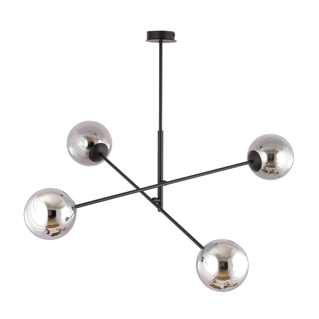 LINEAR 4 SORT/GRAFIT Loftlampe