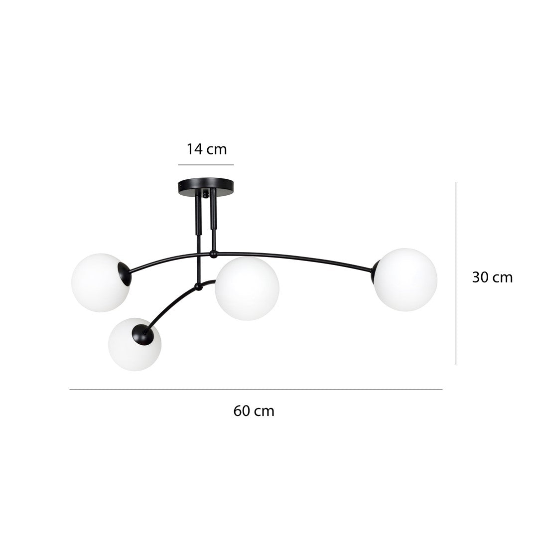 SØM 4 SORT Loftlampe