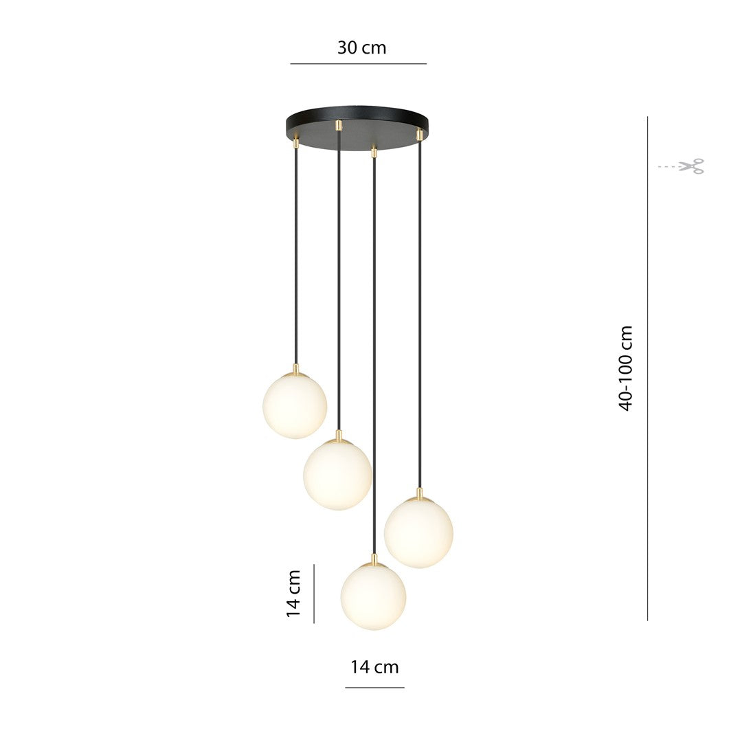 ROYAL 4 BLÅ Loftlampe