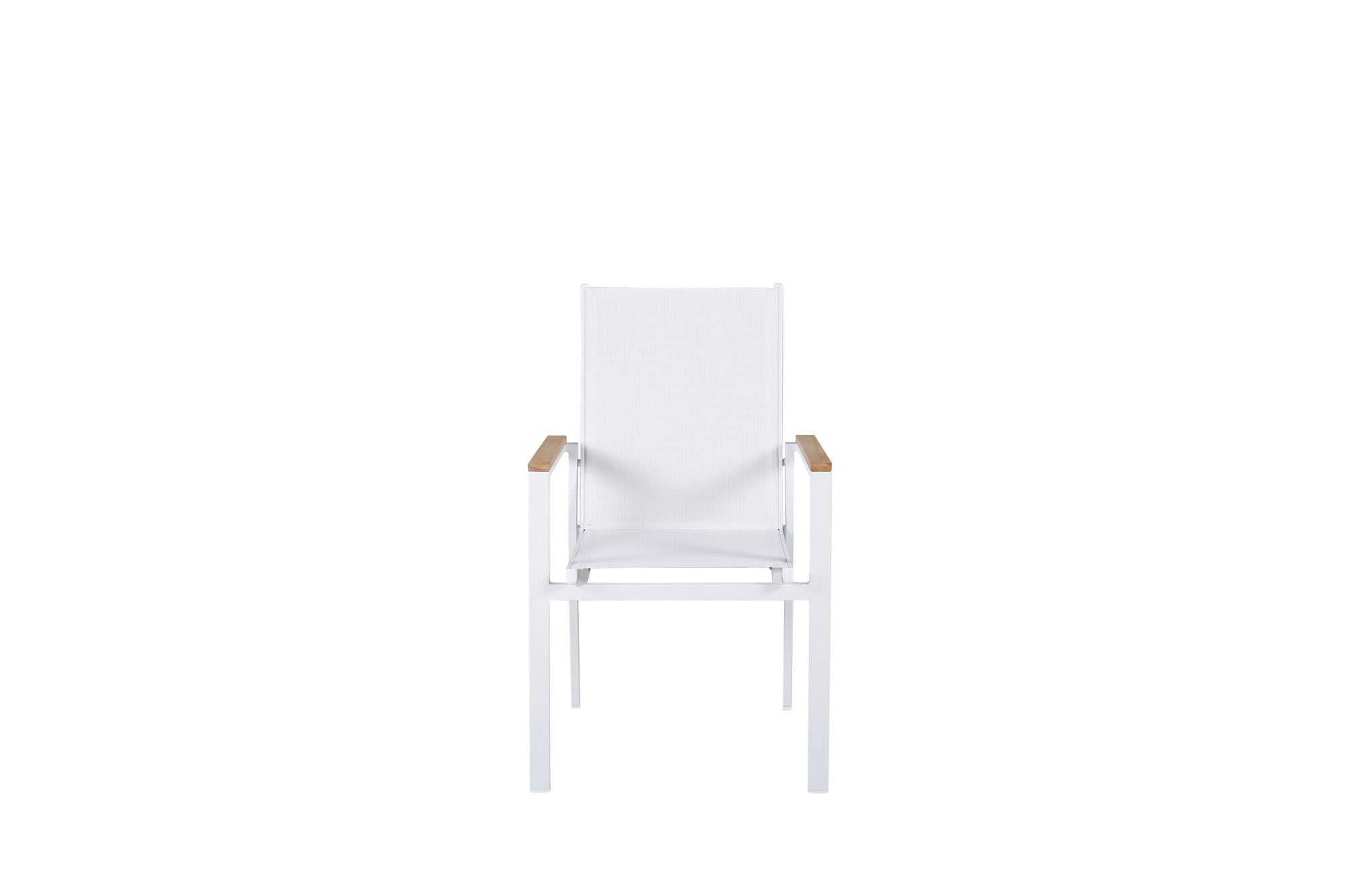 Venture Home Texas stol 2-pack - White/Teak