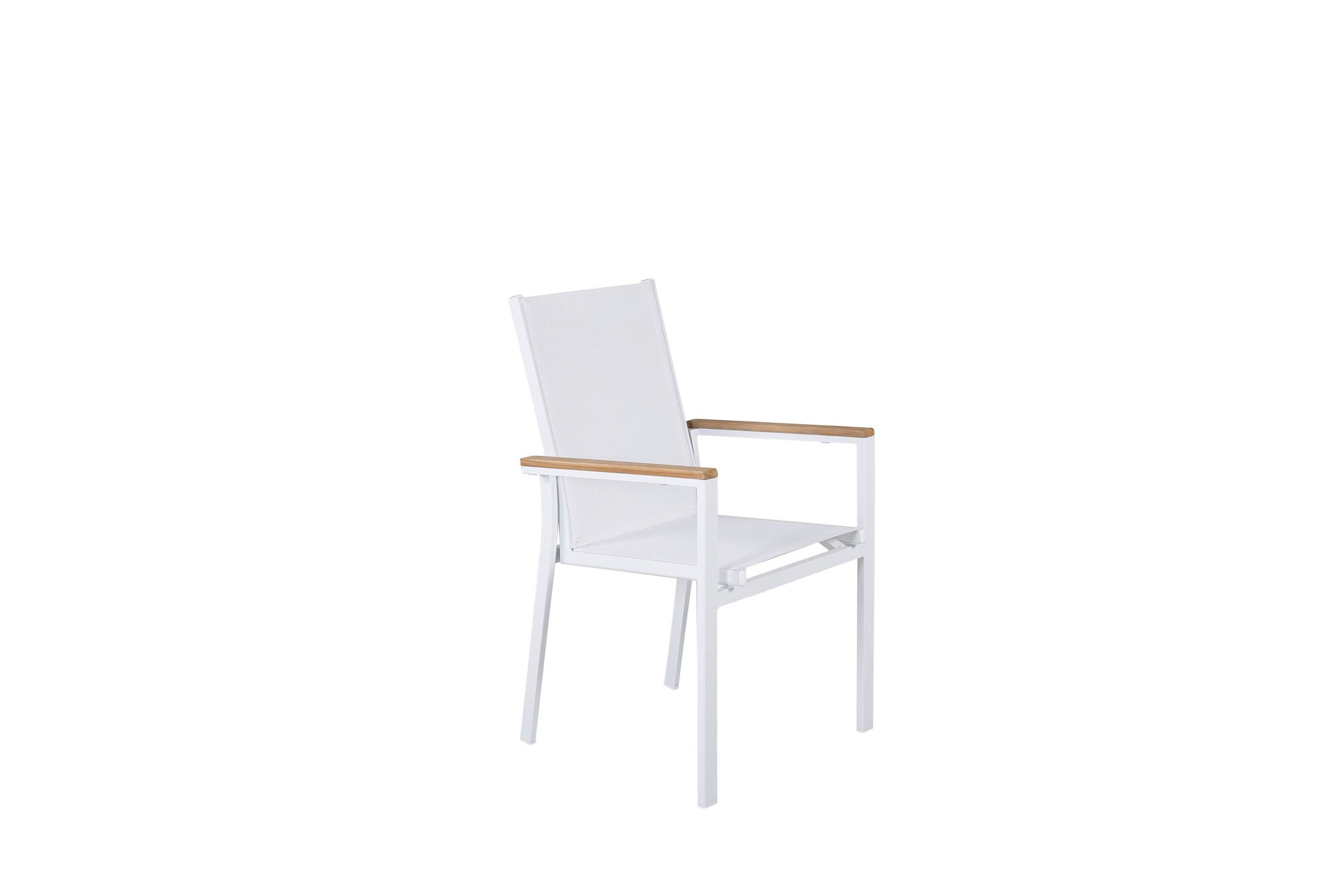 Venture Home Texas stol 2-pack - White/Teak