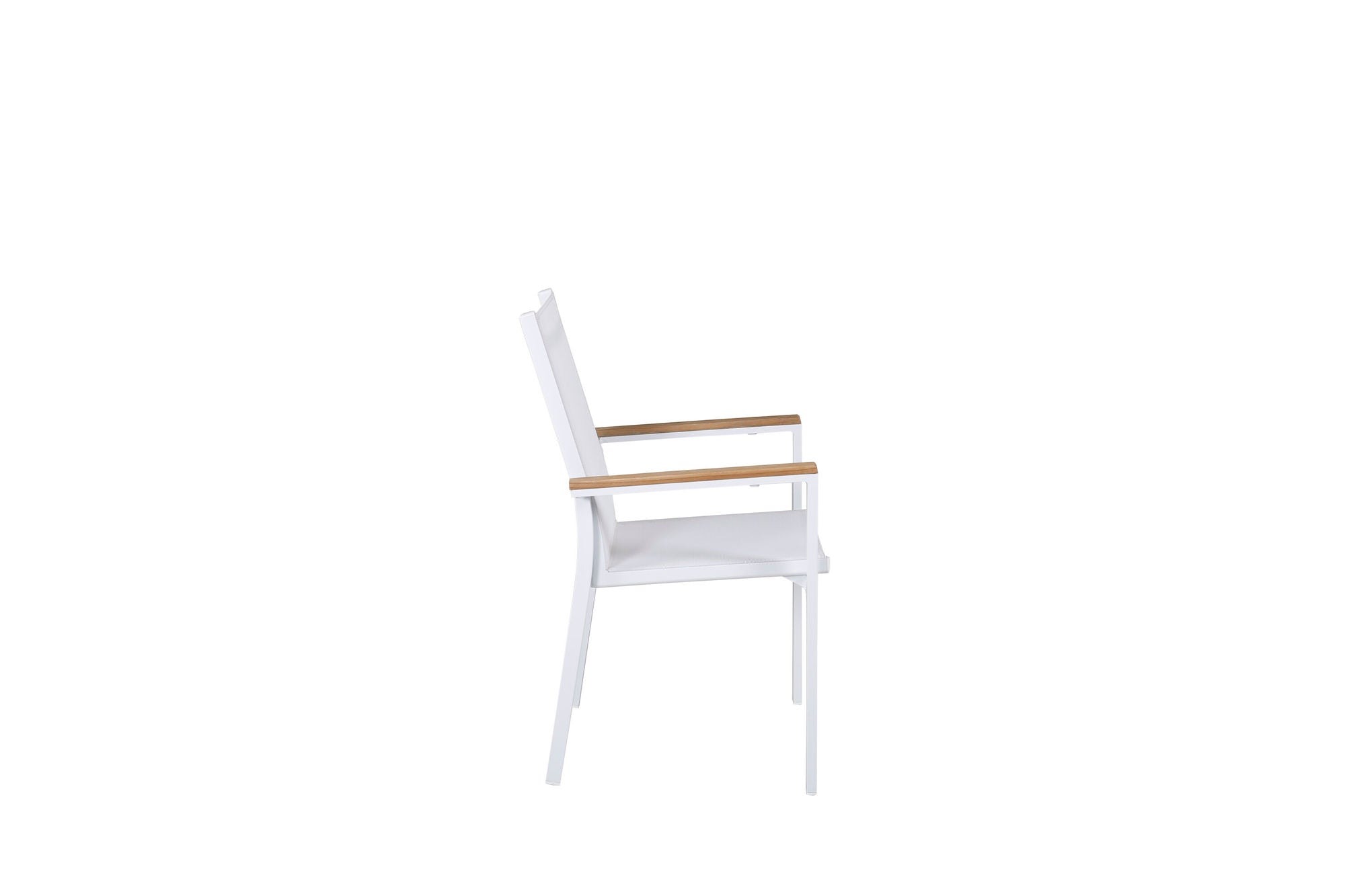 Venture Home Texas stol 2-pack - White/Teak