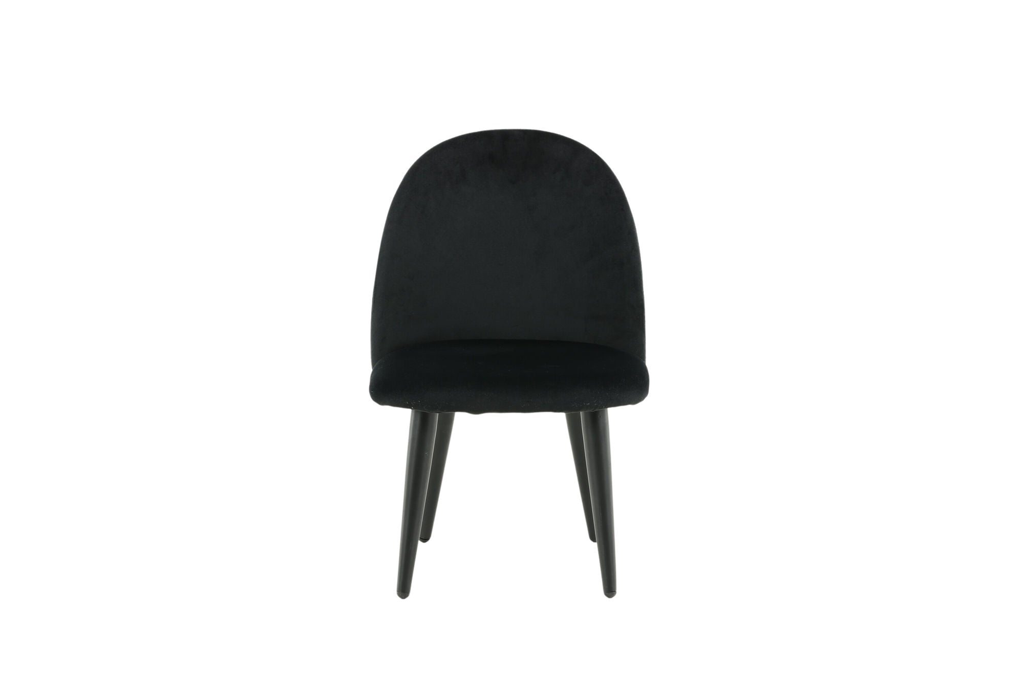 Venture Home Velvet Spisebordsstol XXS 2-pack - Black Velvet