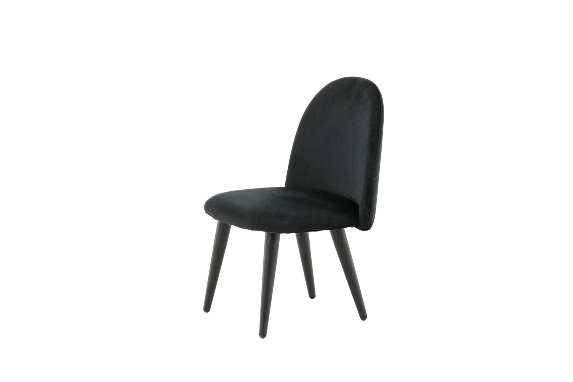 Venture Home Velvet Spisebordsstol XXS 2-pack - Black Velvet