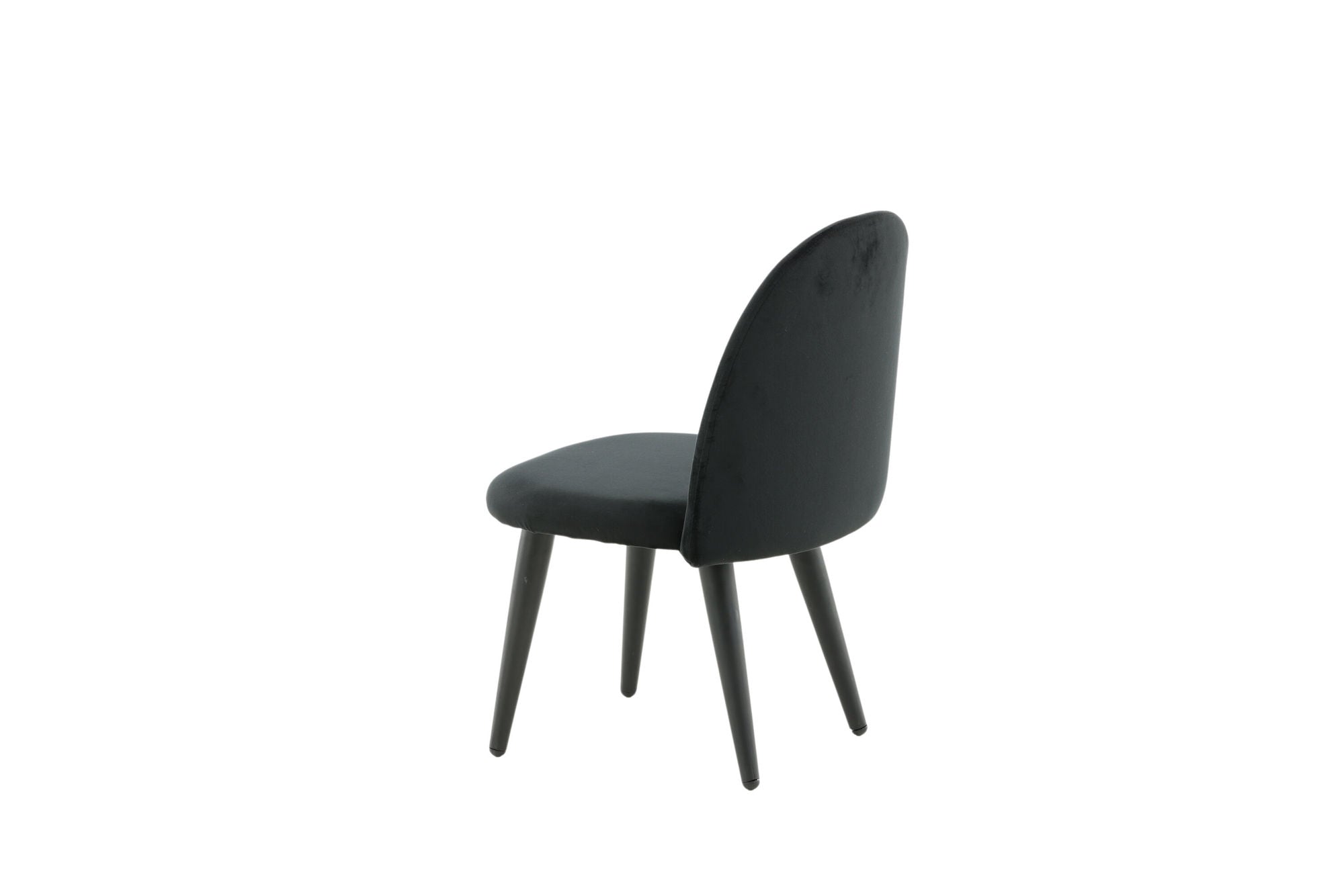 Venture Home Velvet Spisebordsstol XXS 2-pack - Black Velvet