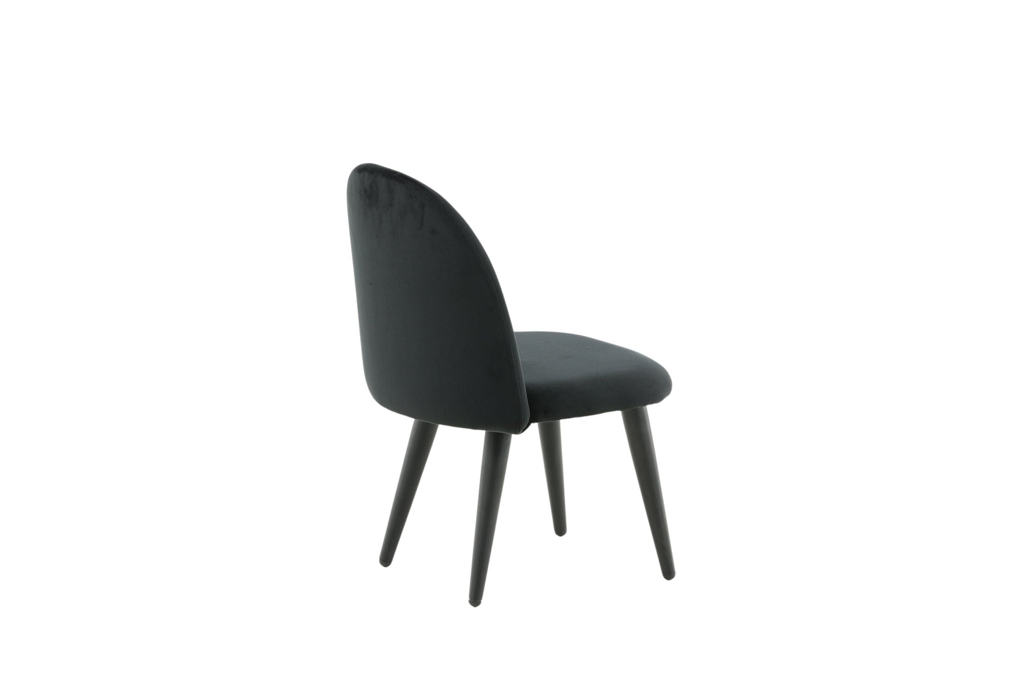 Venture Home Velvet Spisebordsstol XXS 2-pack - Black Velvet