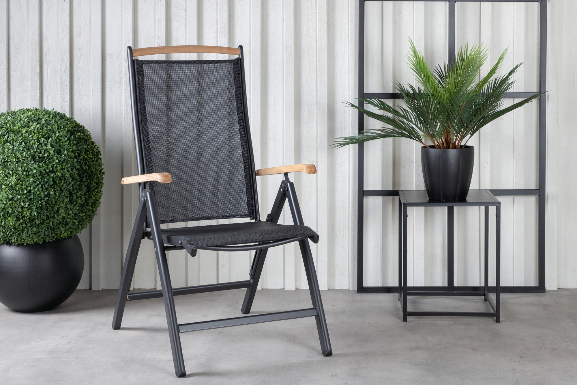 Venture Home Panama 5:pos stol 2-pack - Black/Black