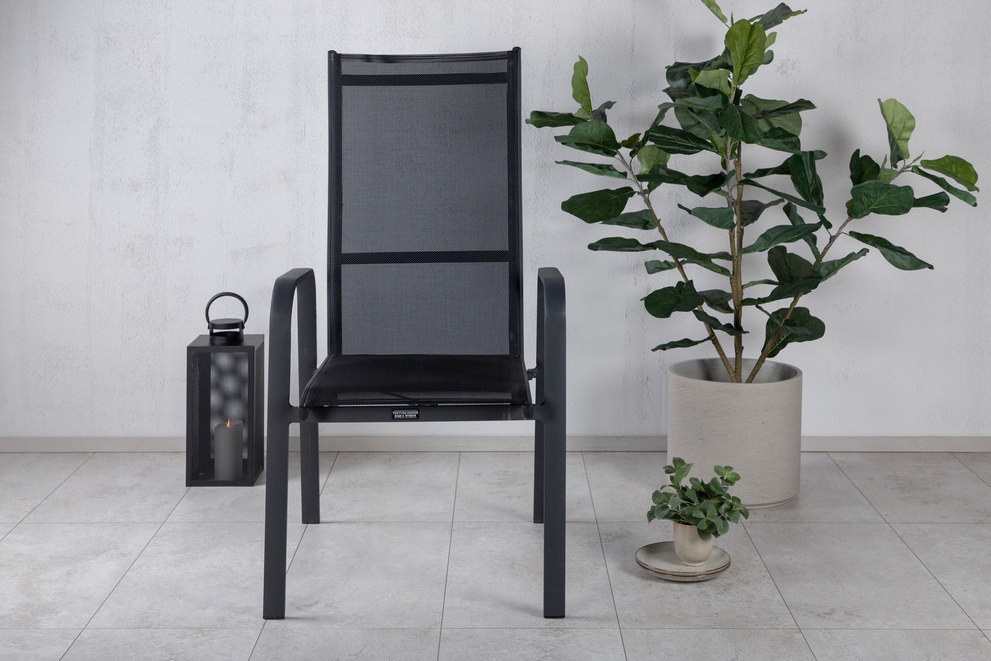 Venture Home Copacabana Recliner stol 2-pack - Black/Black