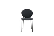 Venture Home Vault Spisebordsstol 2-pack - Black Legs - Black Fabric