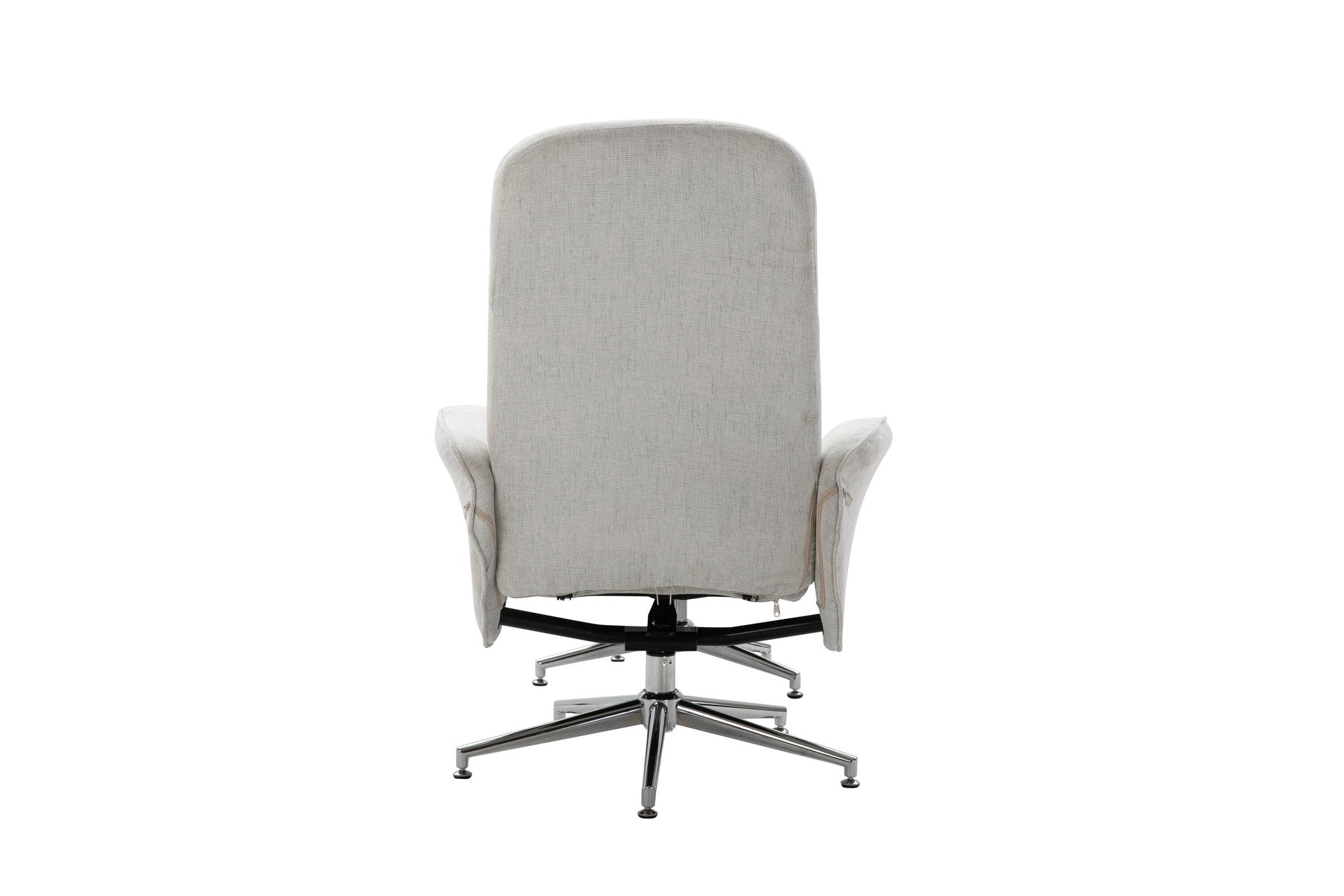 Venture Home Rolf Recliner stol with ottoman, Grey Fabric