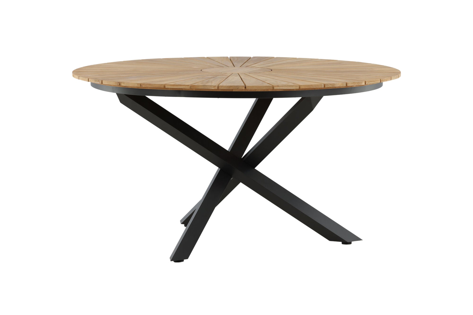 Venture Home Mexico bord ø 140 - Black/Teak