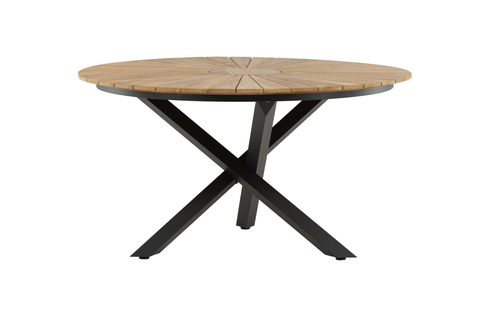 Venture Home Mexico bord ø 140 - Black/Teak