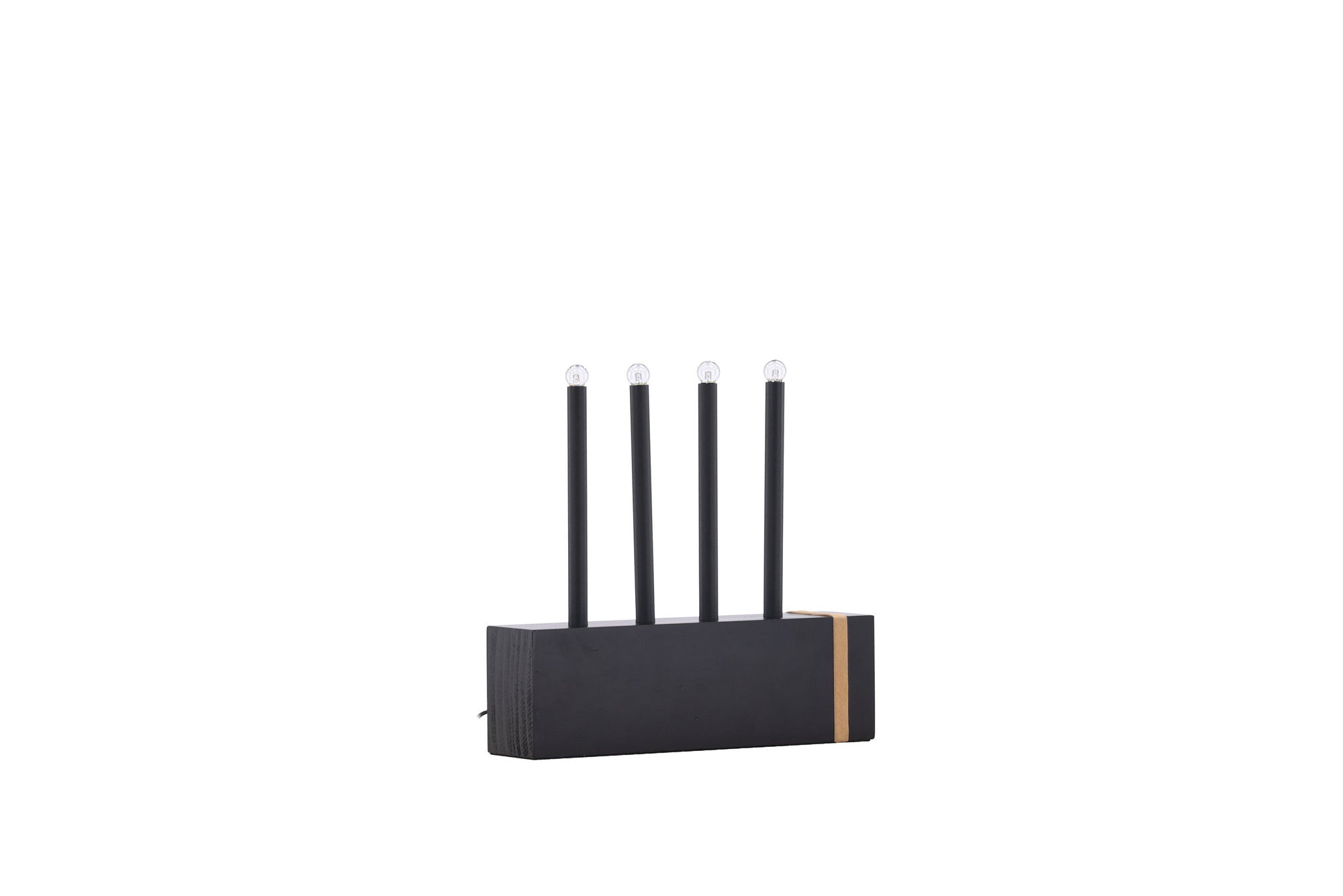 Venture Home Fjällberget Candlestick  - Black  /