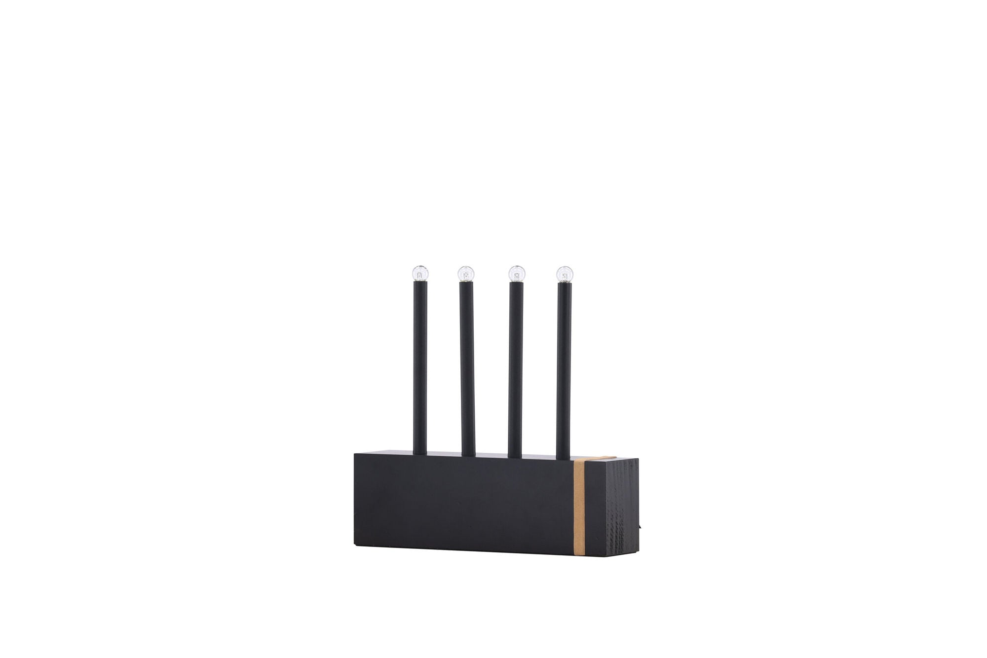 Venture Home Fjällberget Candlestick  - Black  /