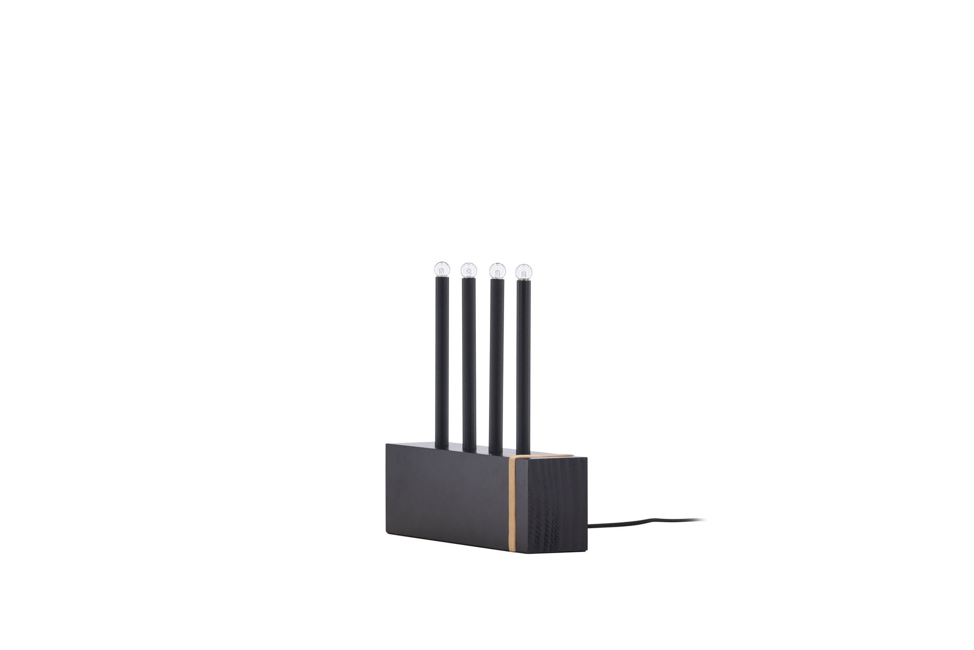 Venture Home Fjällberget Candlestick  - Black  /
