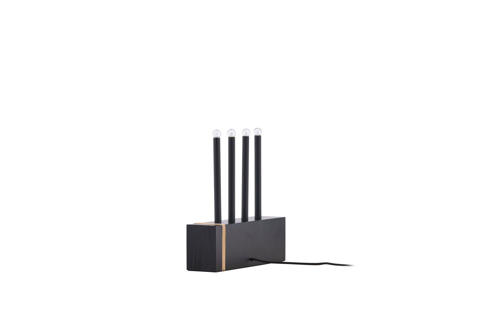 Venture Home Fjällberget Candlestick  - Black  /