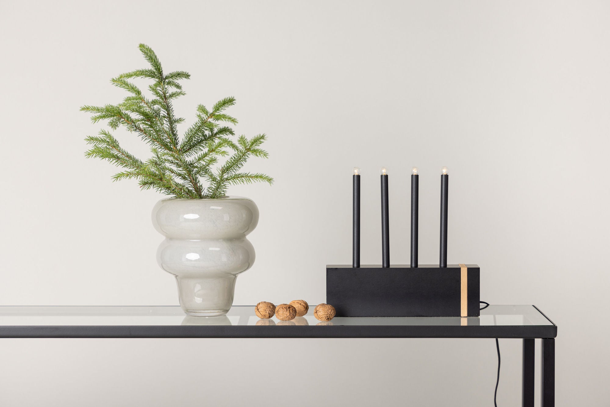 Venture Home Fjällberget Candlestick  - Black  /