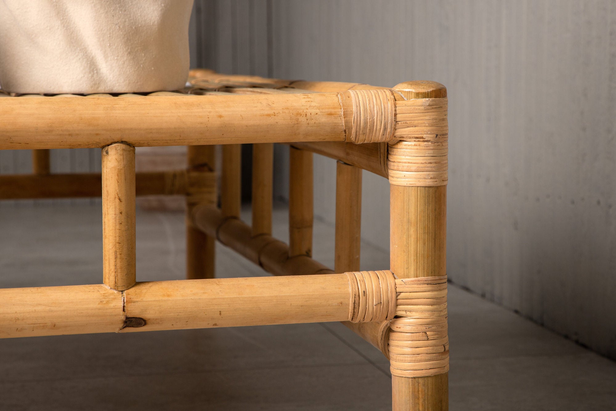 Venture Home Cane Sofa bord - 70*120cm Bamboo
