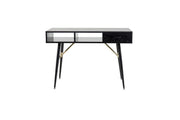 Venture Home Gold skrivebord top Black veneer