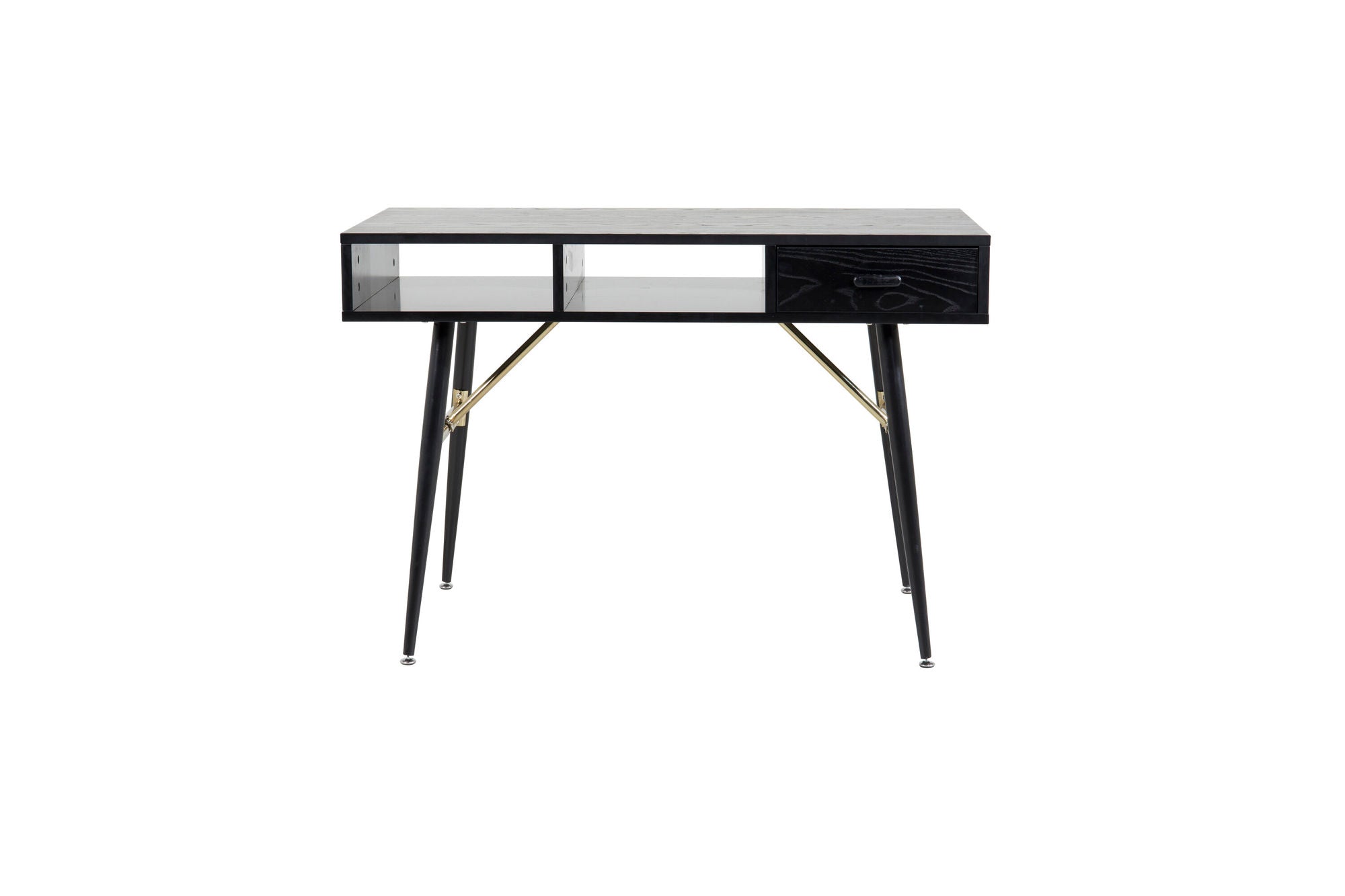 Venture Home Gold skrivebord top Black veneer