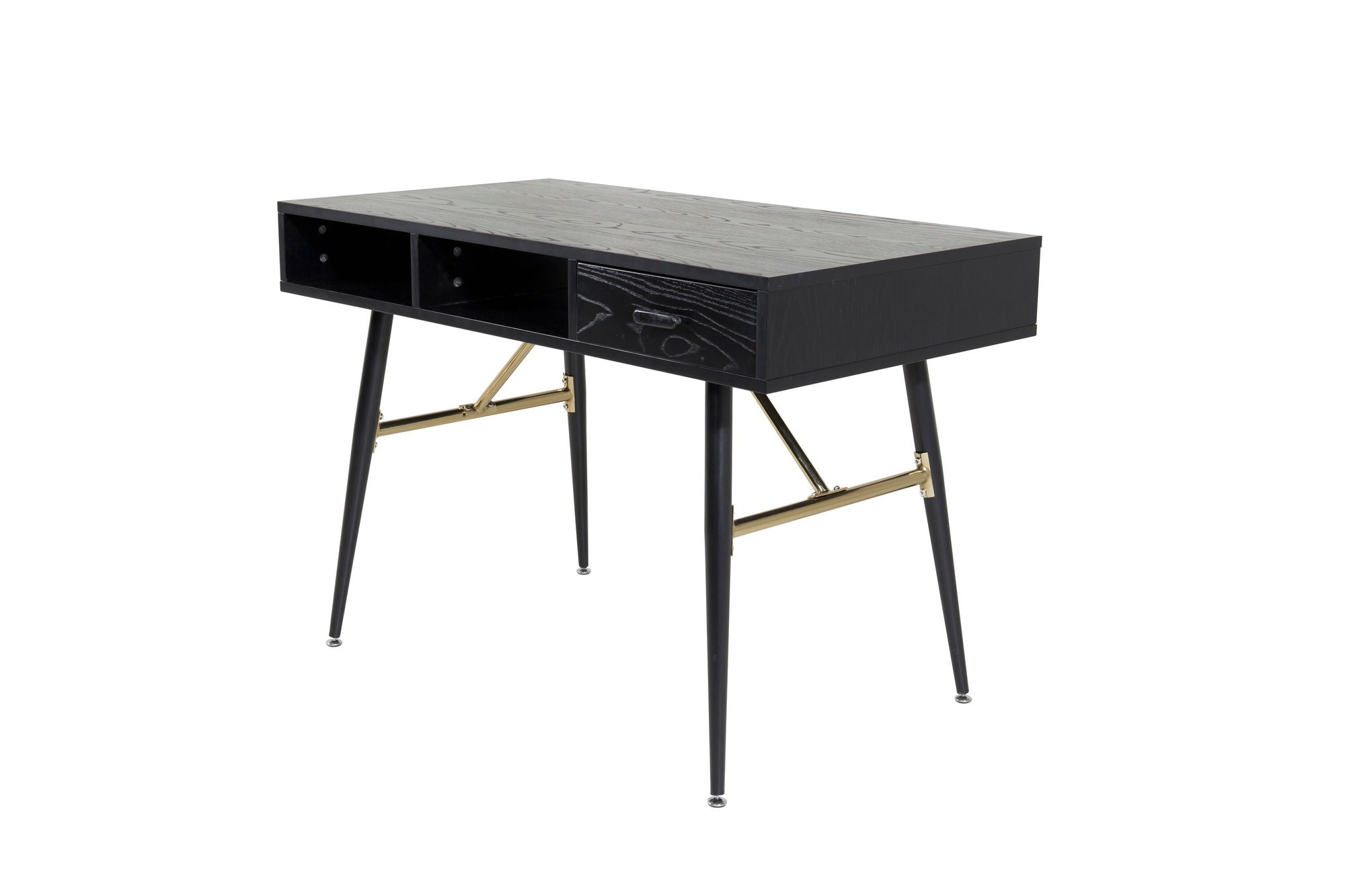 Venture Home Gold skrivebord top Black veneer