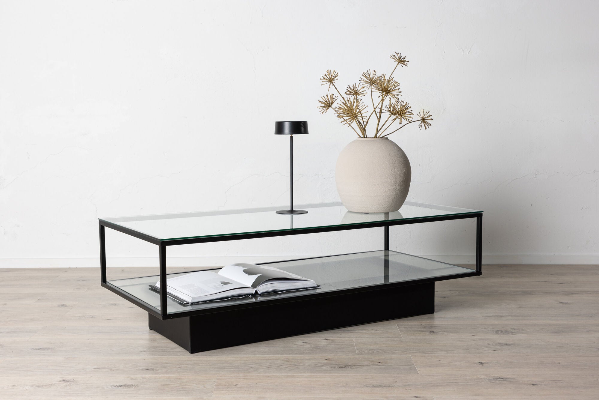 Furniture Fashion Maglehem - Sofa bord - Glass / Black