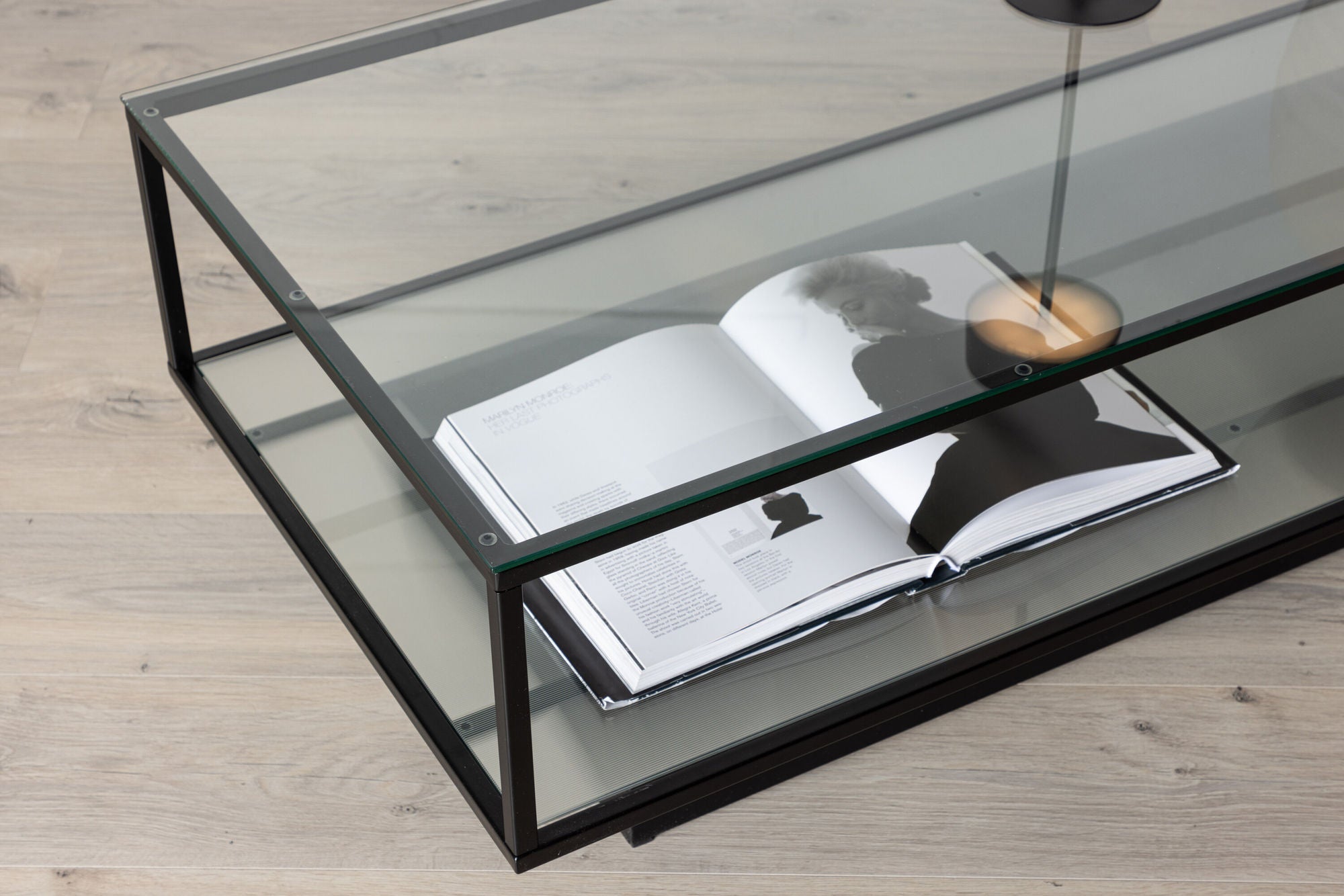 Furniture Fashion Maglehem - Sofa bord - Glass / Black
