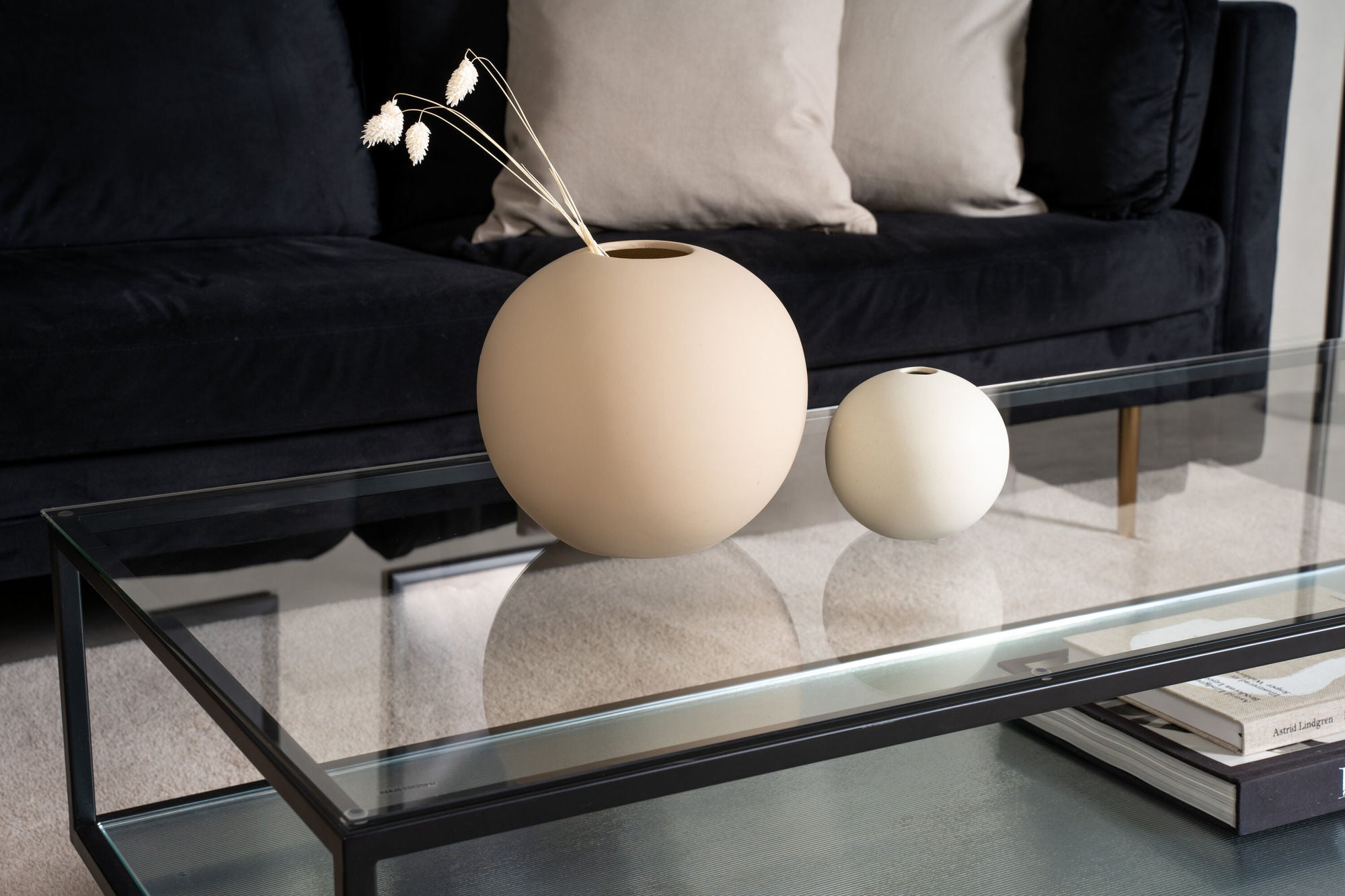 Furniture Fashion Maglehem - Sofa bord - Glass / Black