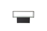 Furniture Fashion Maglehem - reol - Glass / Black