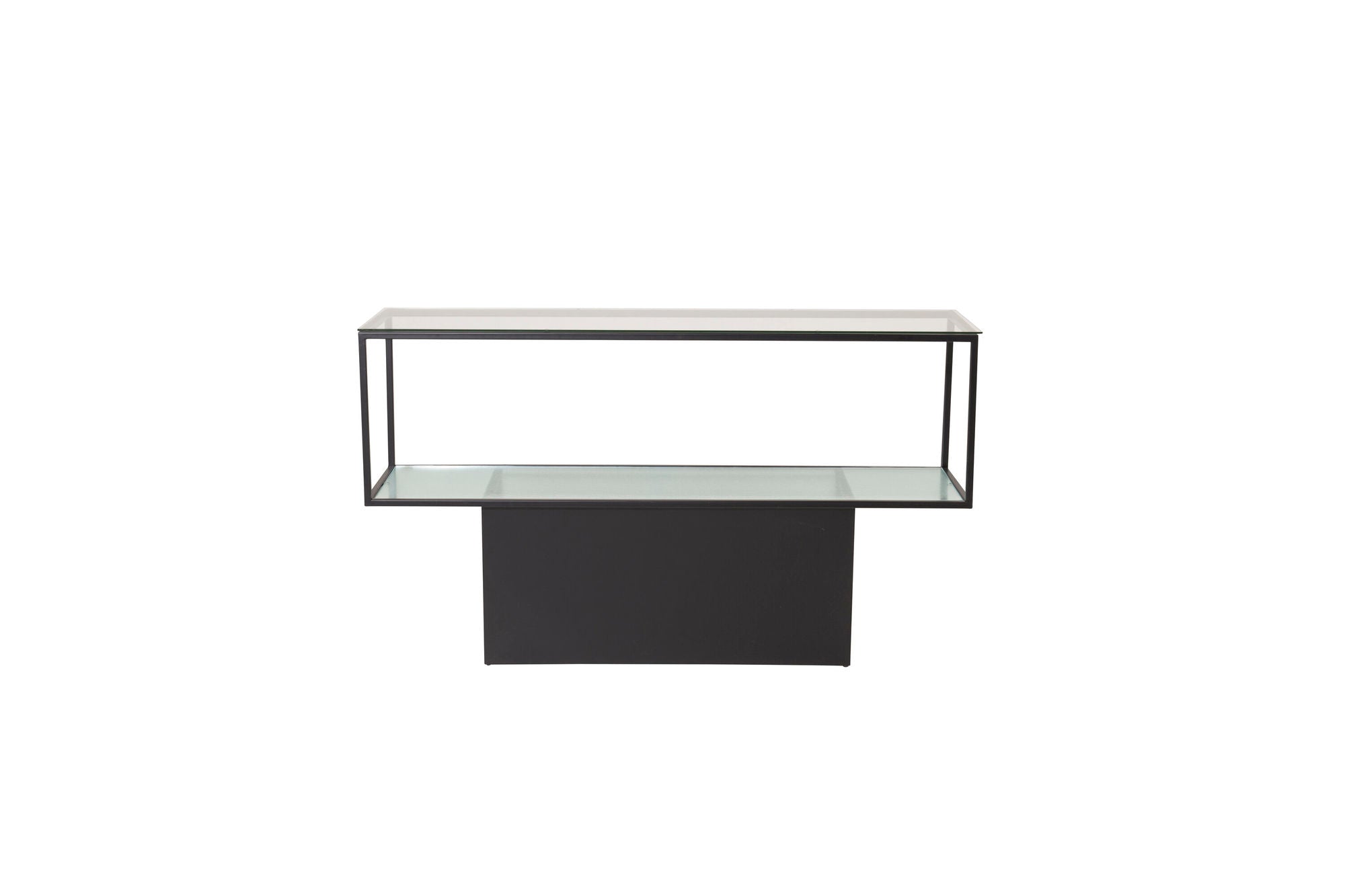 Furniture Fashion Maglehem - reol - Glass / Black