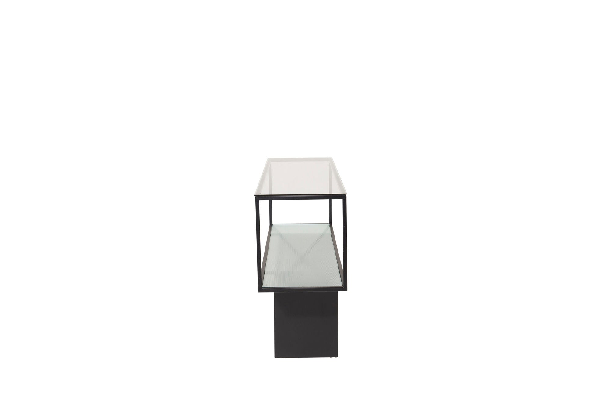 Furniture Fashion Maglehem - reol - Glass / Black
