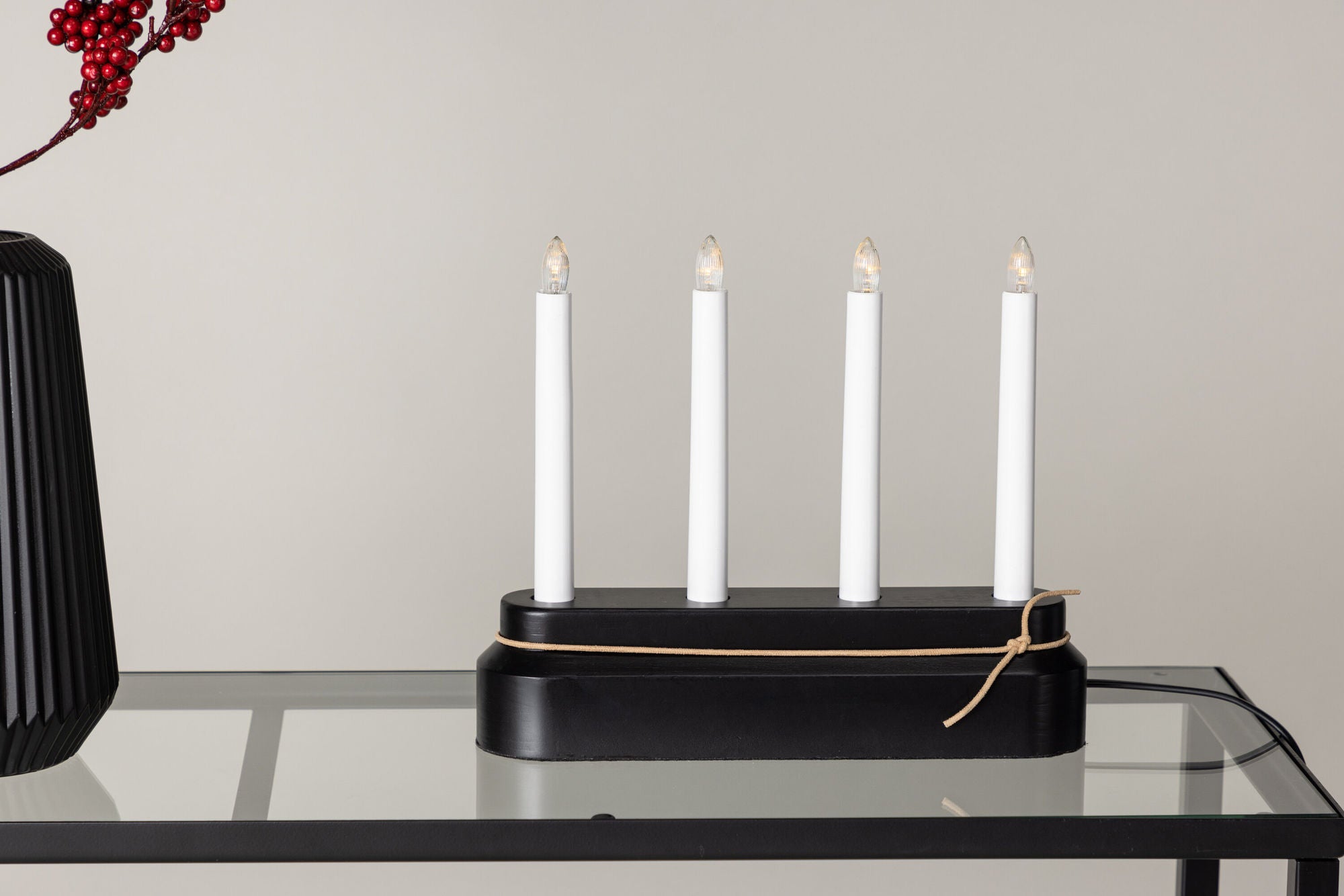 Venture Home Näsfjället Candlestick  - Black  /