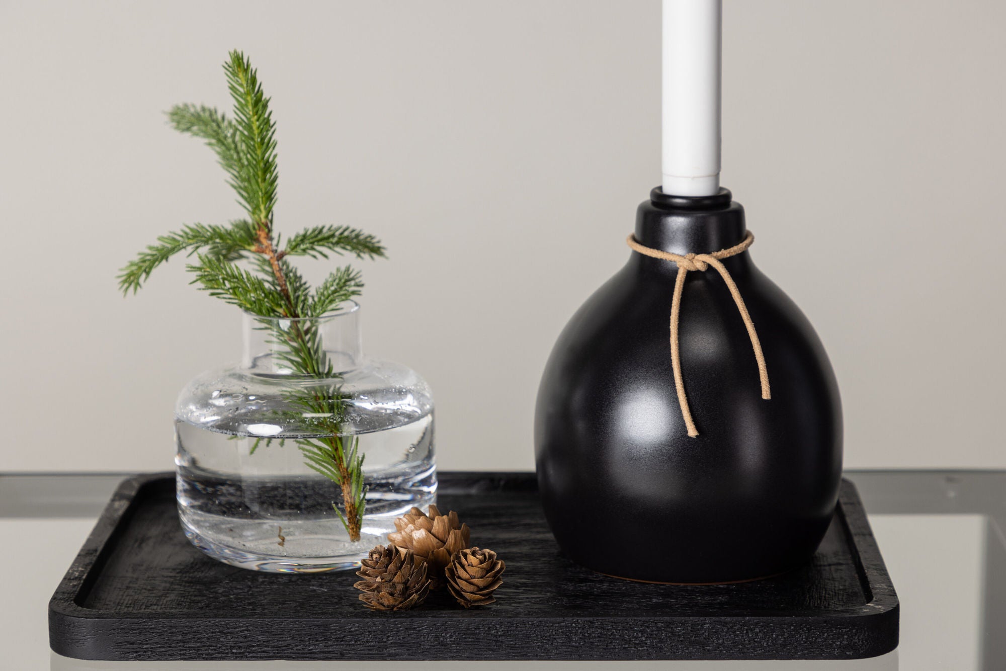 Venture Home Ulricehamn Candlestick 12cm - Black  /