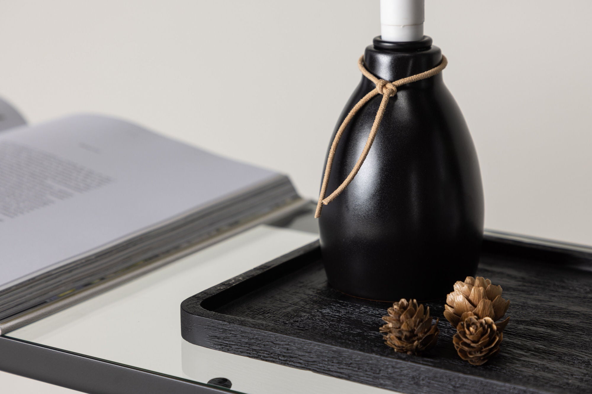 Venture Home Ulricehamn Candlestick  9cm - Black  /