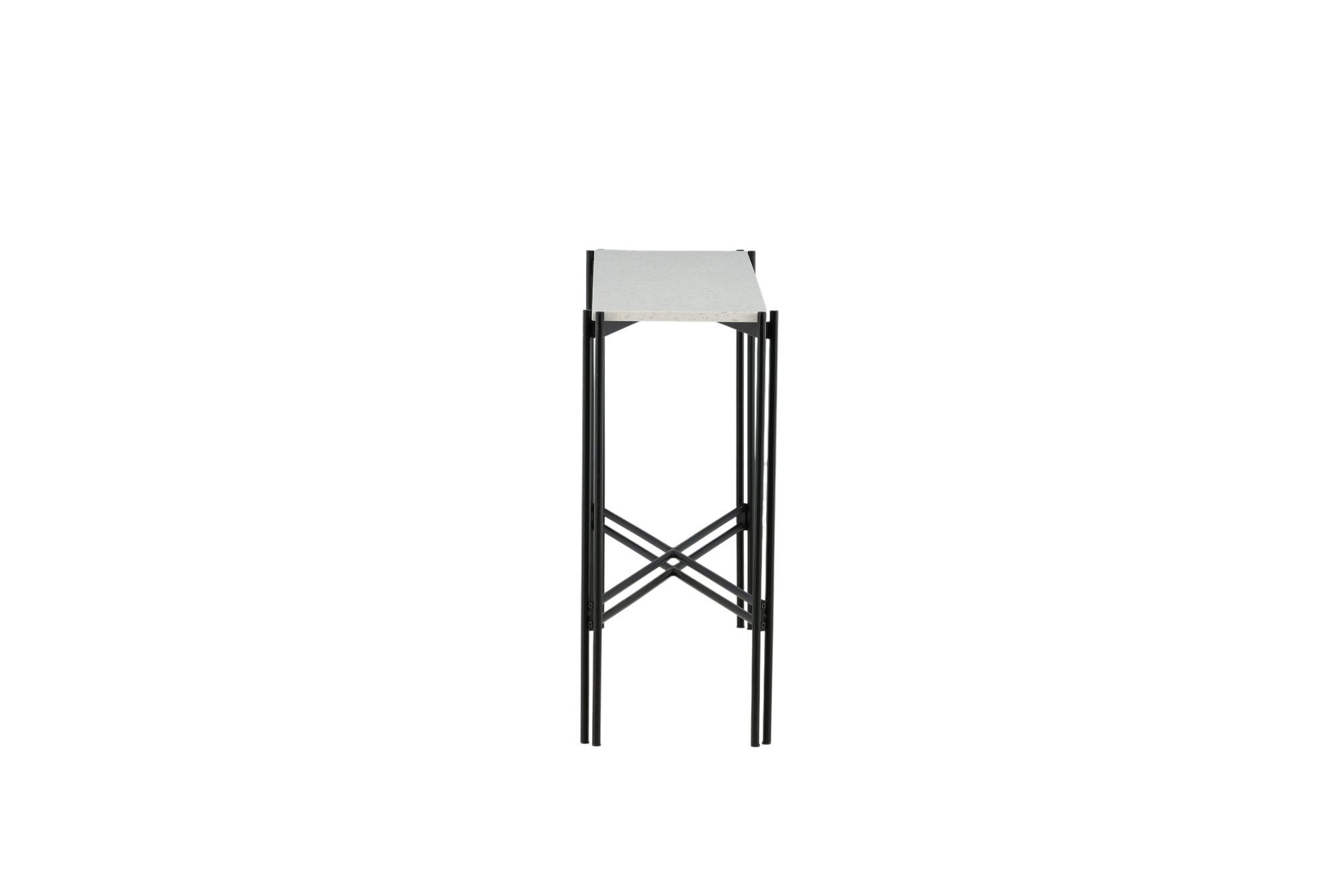 Venture Home Razzia Side bord 110*30*75 White Terazzo / Black
