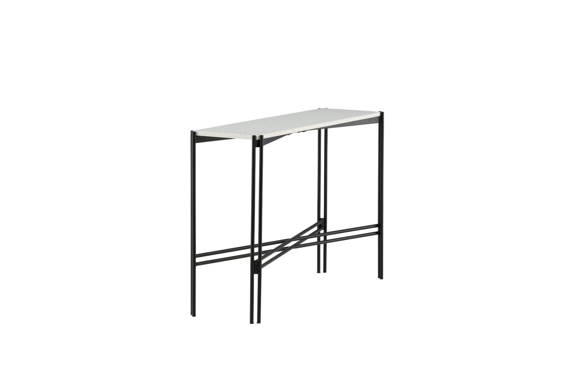 Venture Home Razzia Side bord 110*30*75 White Terazzo / Black